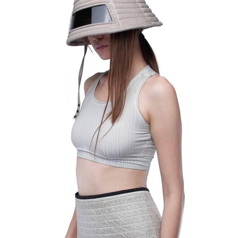 DEMOBAZA Bucket Hat Visor Void