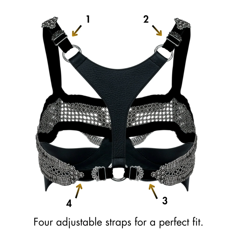OBJECT & DAWN Khutulun Beaded Modular Bra Top
