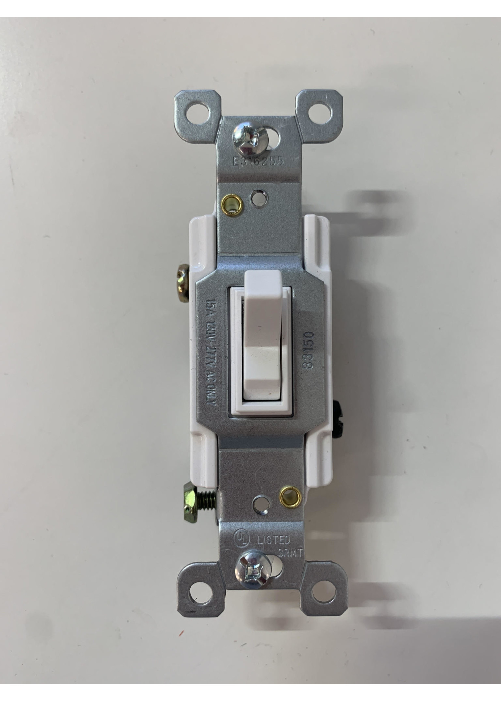 RESIDENTIAL TOGGLE SWITCH, 3-WAY, 15A  (83150-W )