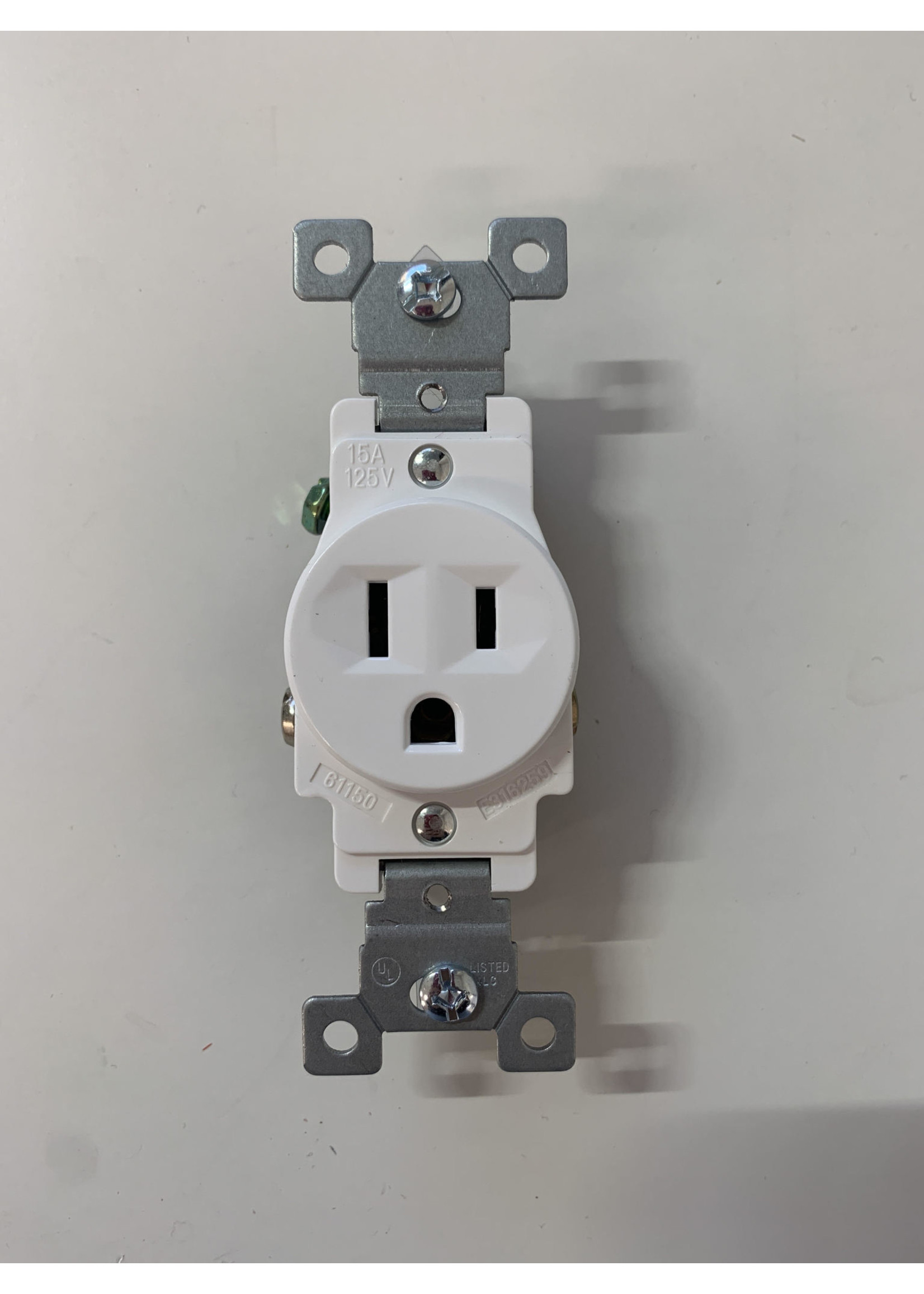 ENERLITES COMMERCIAL SINGLE RECEPTACLE 15A (61150-W)