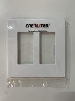 ENERLITES SI8832 -W PLATE DOUBLE SCREWLESS