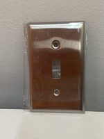 ENERLITES SWITCH METAL PLATE COMMERCIAL 1 GANG TOGGLE  STAINLESS STEEL