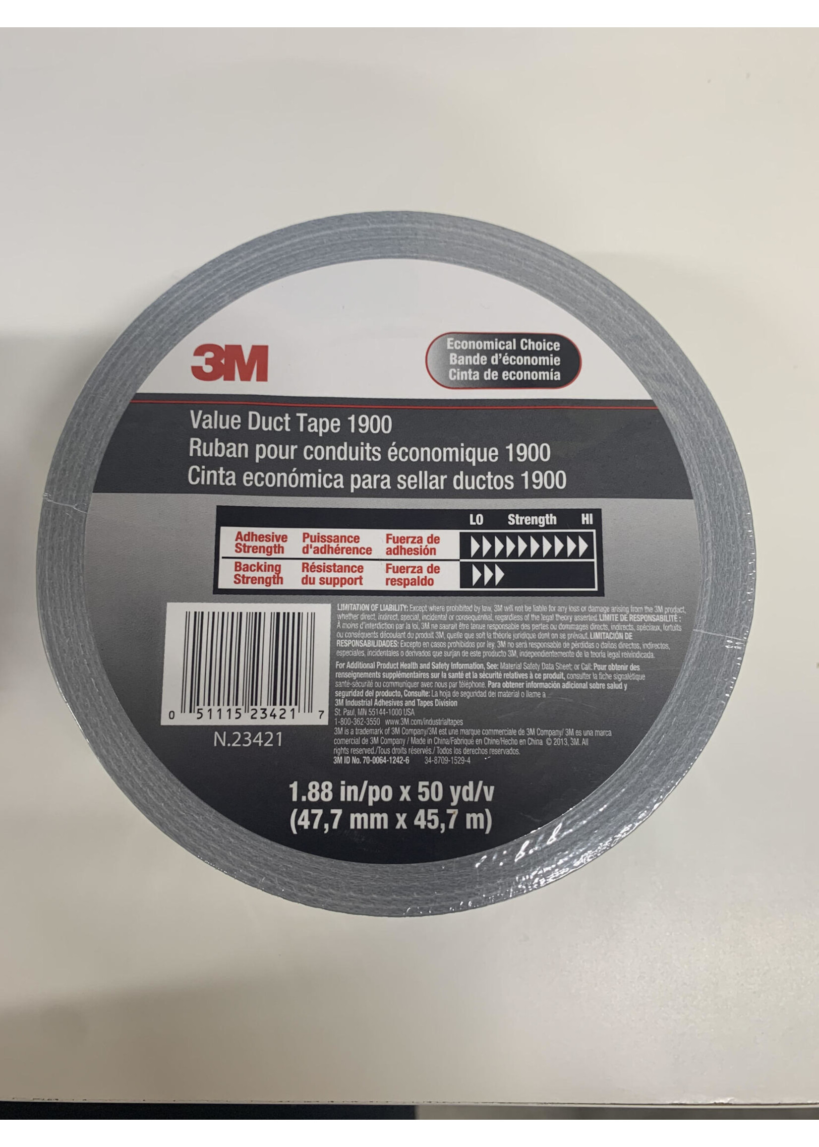 ATI TAPE PARA SELLAR DUCTOS  2" X 50 YDS  (3M-1900)