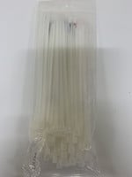 GARDNER BENDER CABLE TIES 8" TRANSPARENTE PQTE DE 100