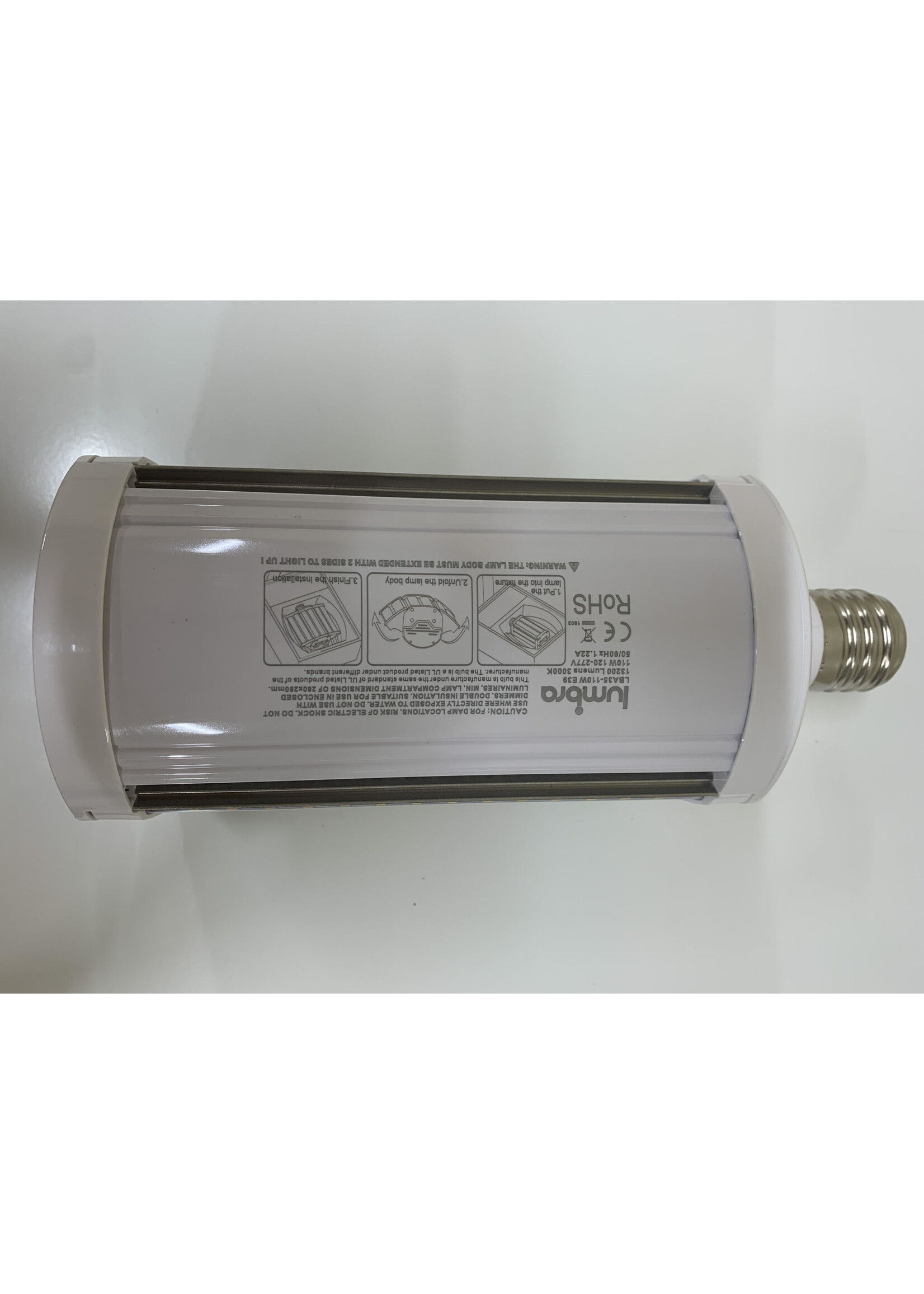 LUMBRA LED LAMP AC120-277V 110W 5000K (LBA35-110W)