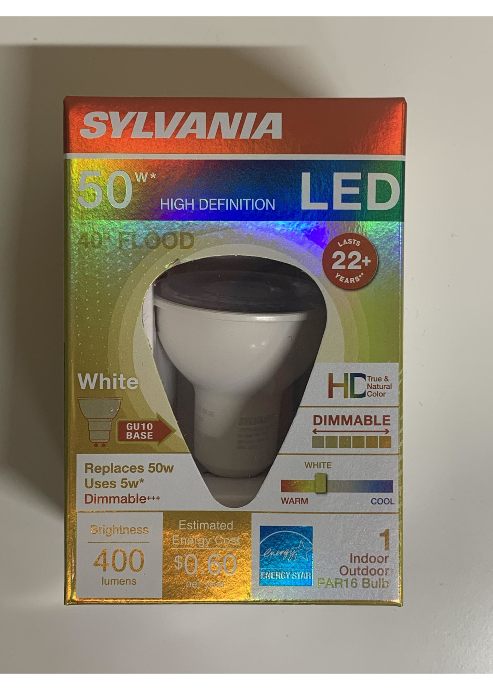 LEDVANCE LED DE ALTA DEFINICIÓN BLANCA 50W FL40 6/CS GU 10 (40002)