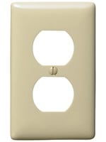 LEGRAND RECEPTACLE PLATE 2 GANG IVORY