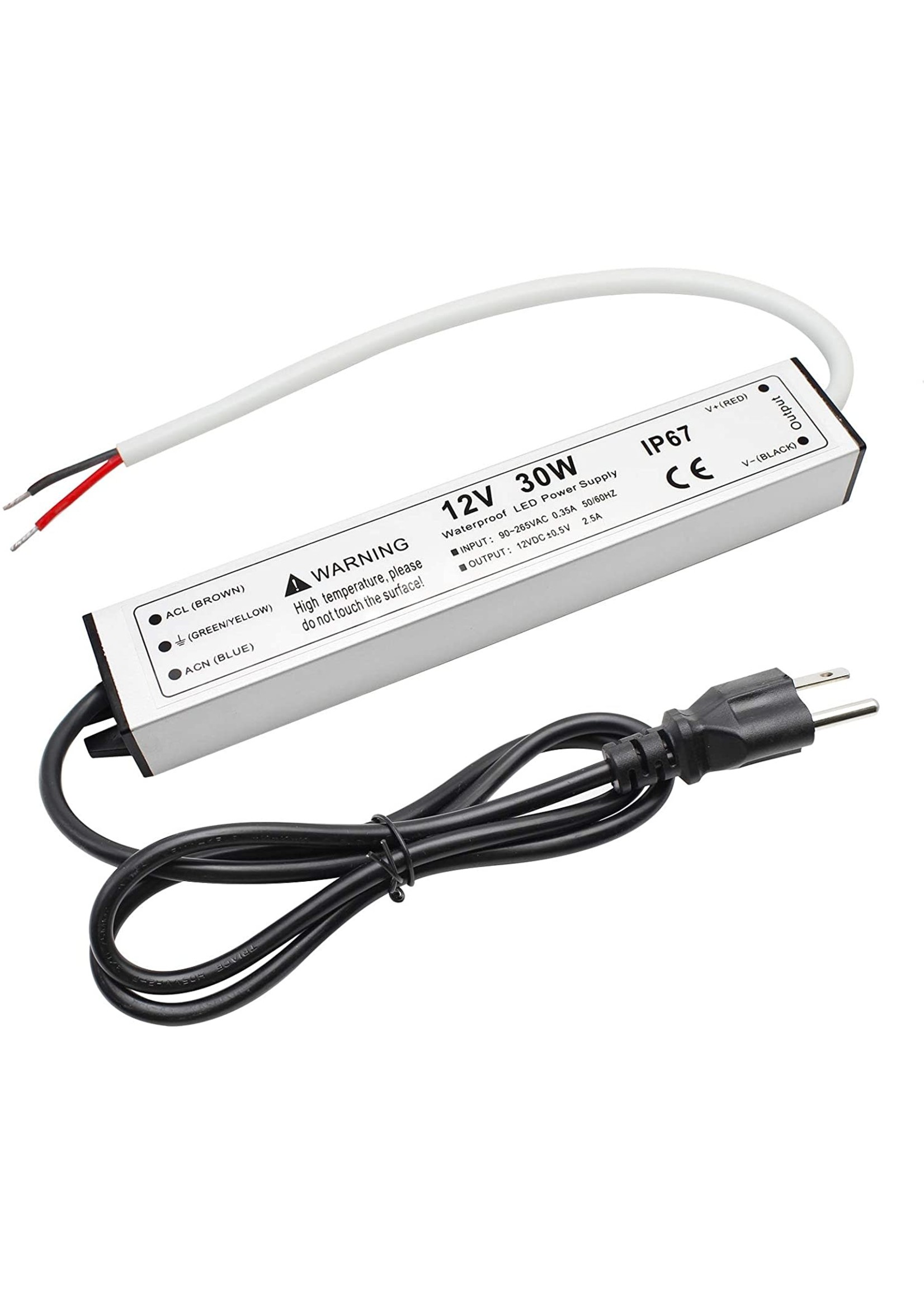 WATERPROOF LED POWER SUPPLY 12V/30W