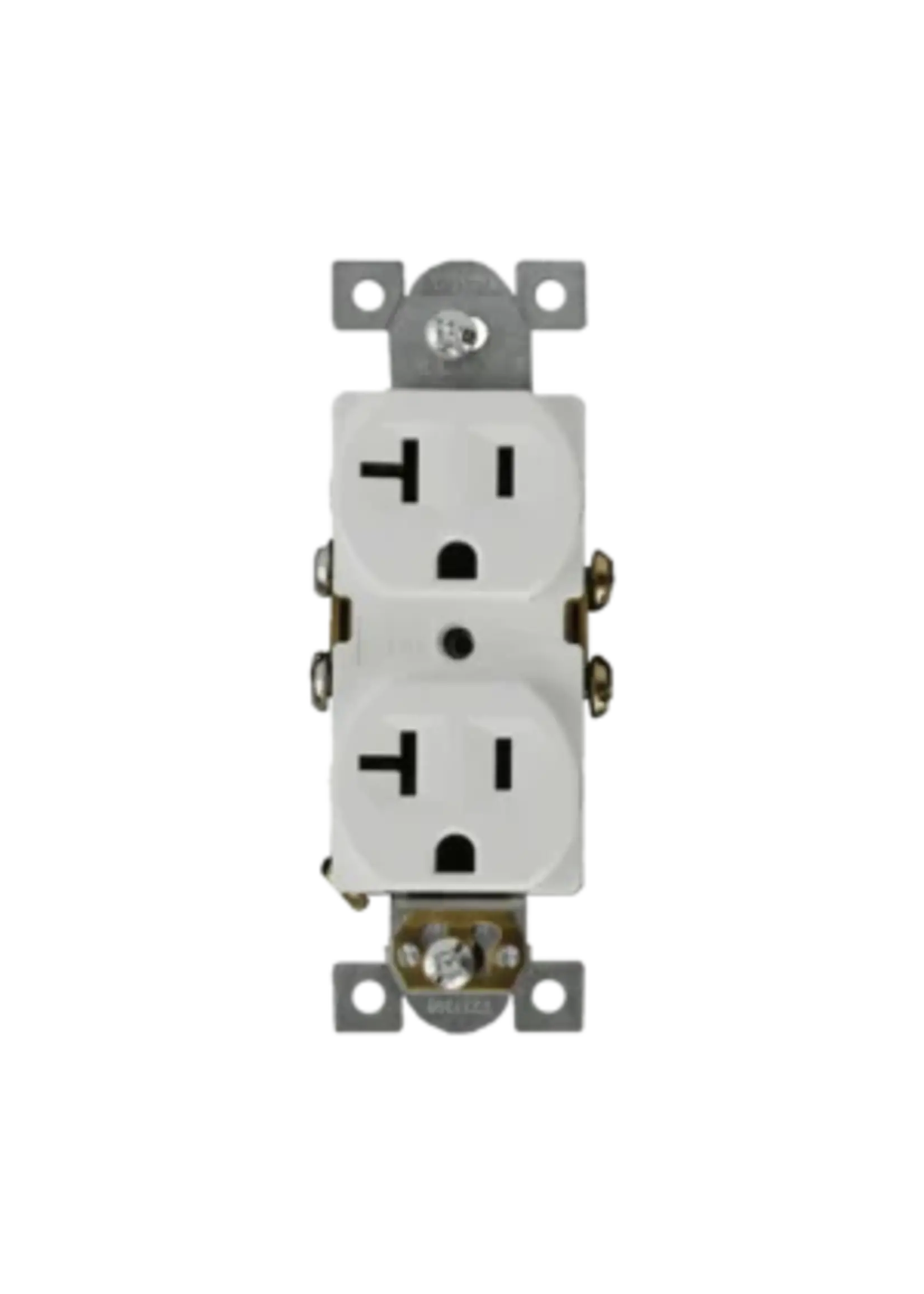 ENERLITES COMMERCIAL DUPLEX RECEPTACLE 20A (62040-W)