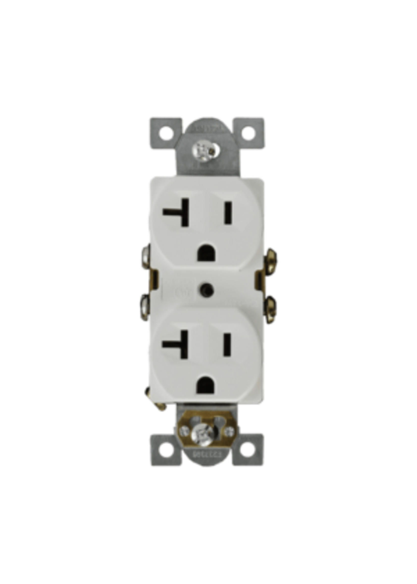 ENERLITES COMMERCIAL DUPLEX RECEPTACLE 20A (62040-W)