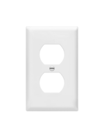 ENERLITES 1- GANG DUPLEX RECEPTACLE PLASTIC PLATE