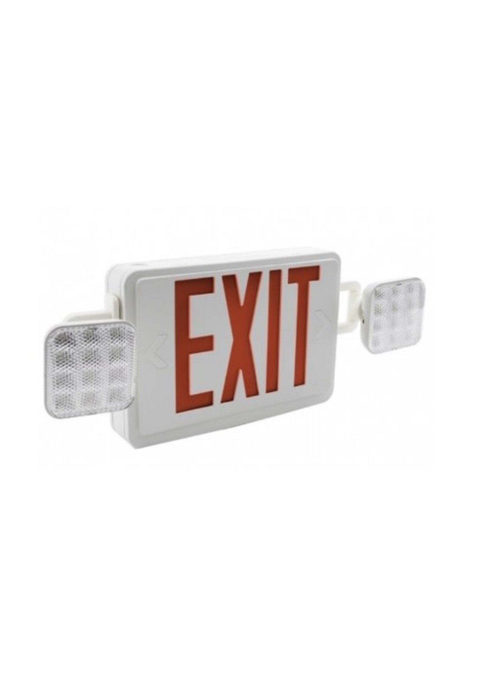 LEDVANCE 60759 SYLVANIA EXIT / SECURITY LIGHT COMBO LED 120-277V - RED EXIT