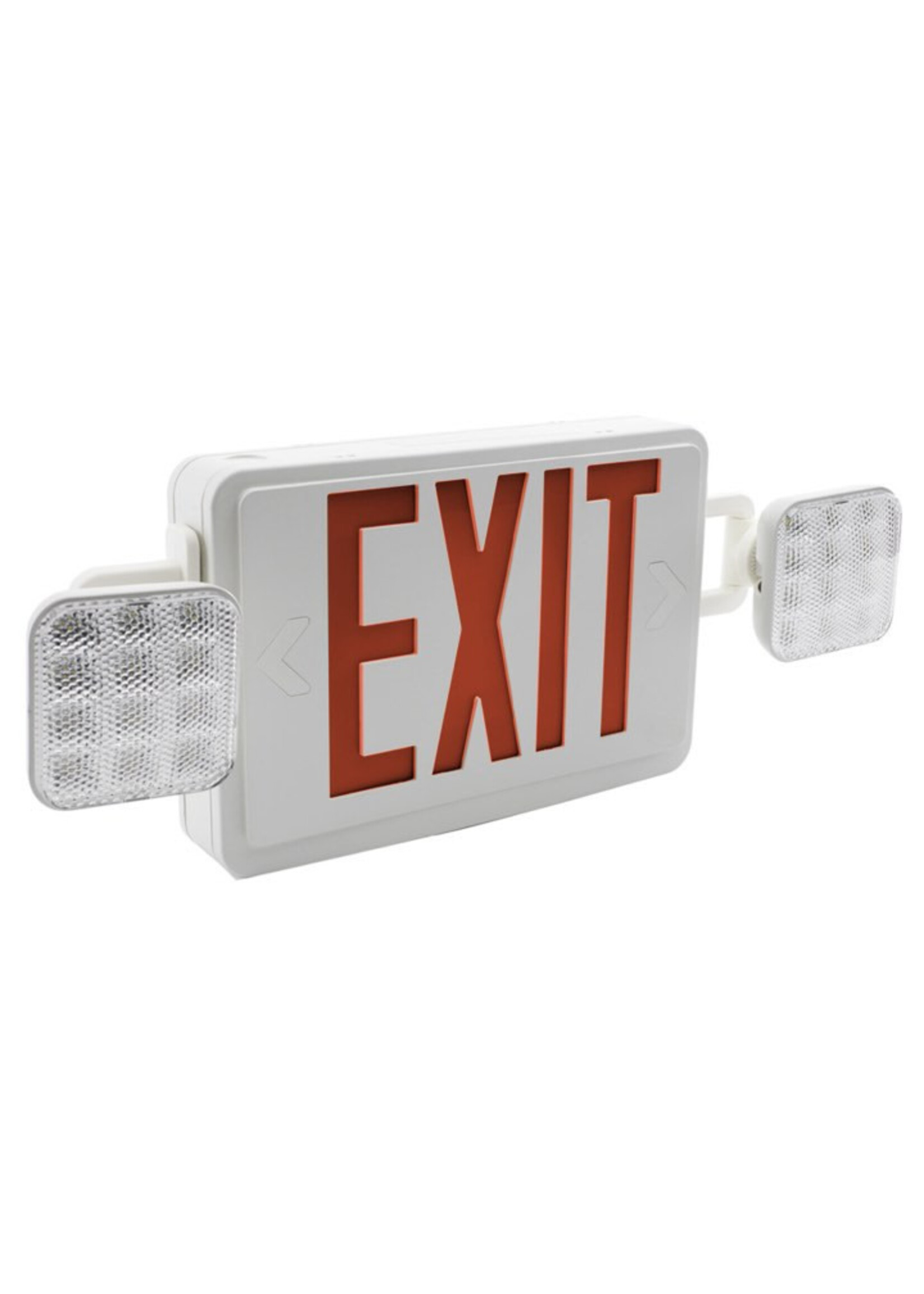 LEDVANCE 60759 SYLVANIA EXIT / SECURITY LIGHT COMBO LED 120-277V - RED EXIT