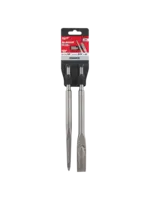 MILWAUKEE 10 in. SDS Plus Demo Bull Point Chisel and 10 in. SDS Plus Steel Flat Chisel (2-Pack) 48-62-6080