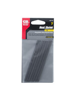 GARDNER BENDER Polyolefin Heat Shrink Tubing, 2:1 Shrink Ratio 1/8 in. (3.2mm) Dia. to 1/16" (1.6mm) Dia., 4 In. Long, Black, (7/Pkg)  HST-125