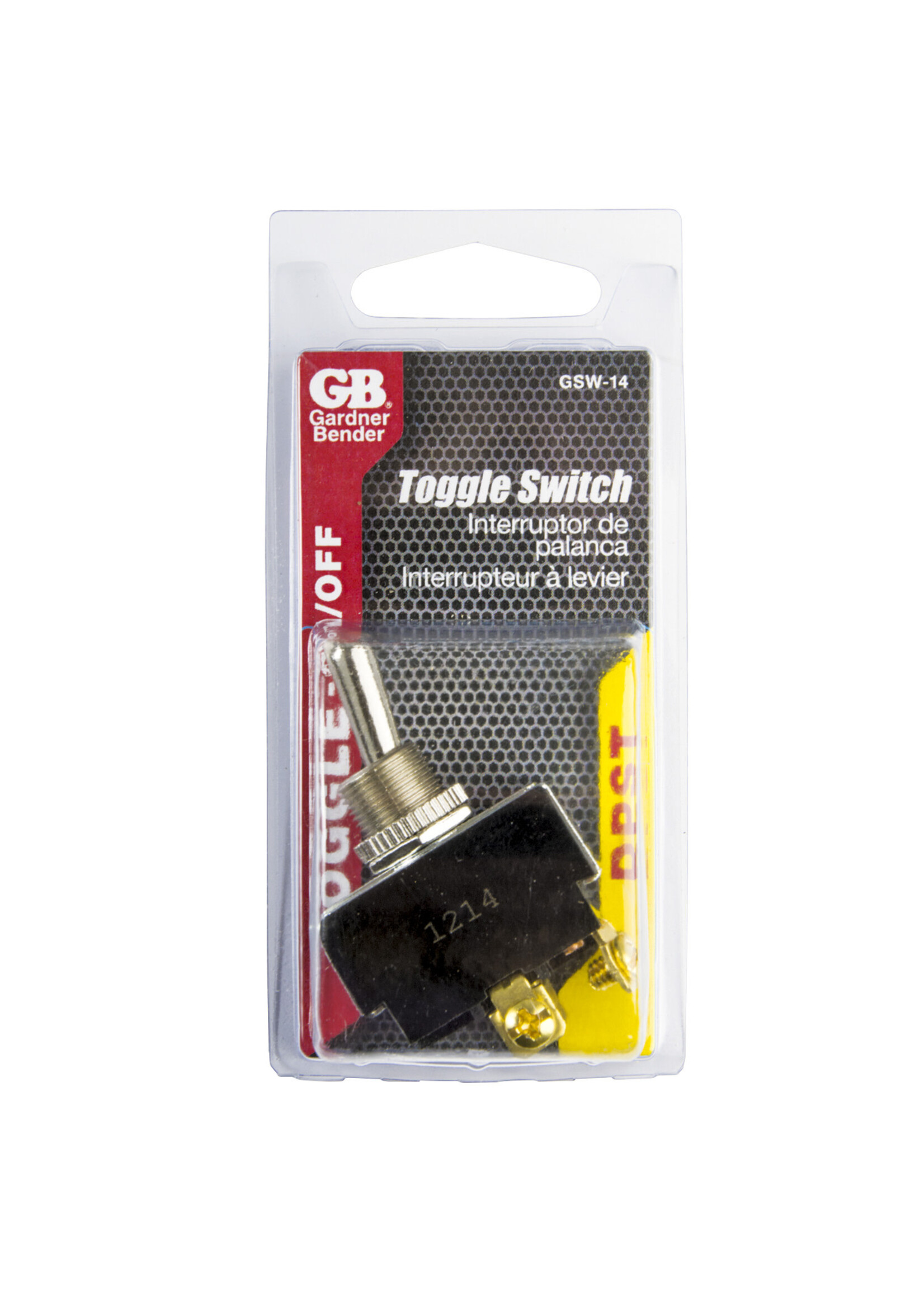 GARDNER BENDER DPST Toggle Switch 20A 125VAC O/F / GSW-14