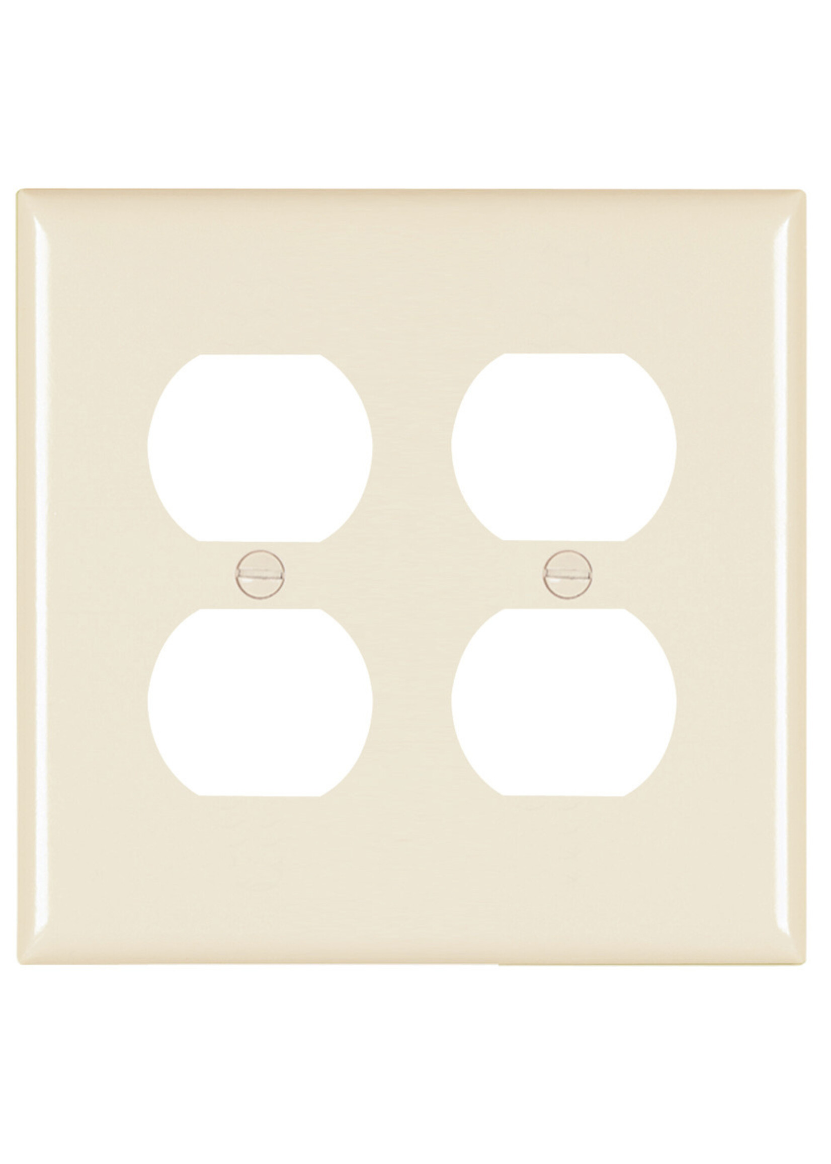 ENERLITES 8822-I 2-gang duplex receptacle plastic plate, I