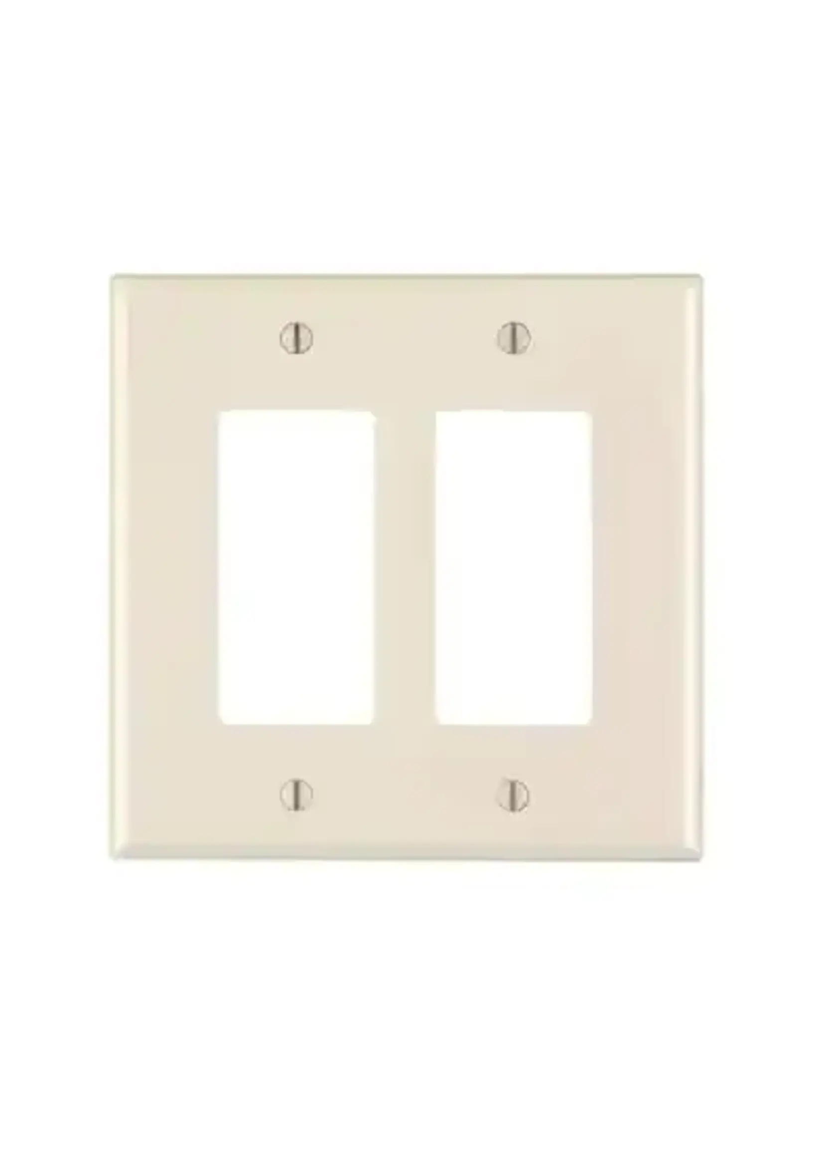 ENERLITES RESIDENCIAL DECORATOR/GFCI STANDARD WALL PLATE 2 GANG (8832-I)