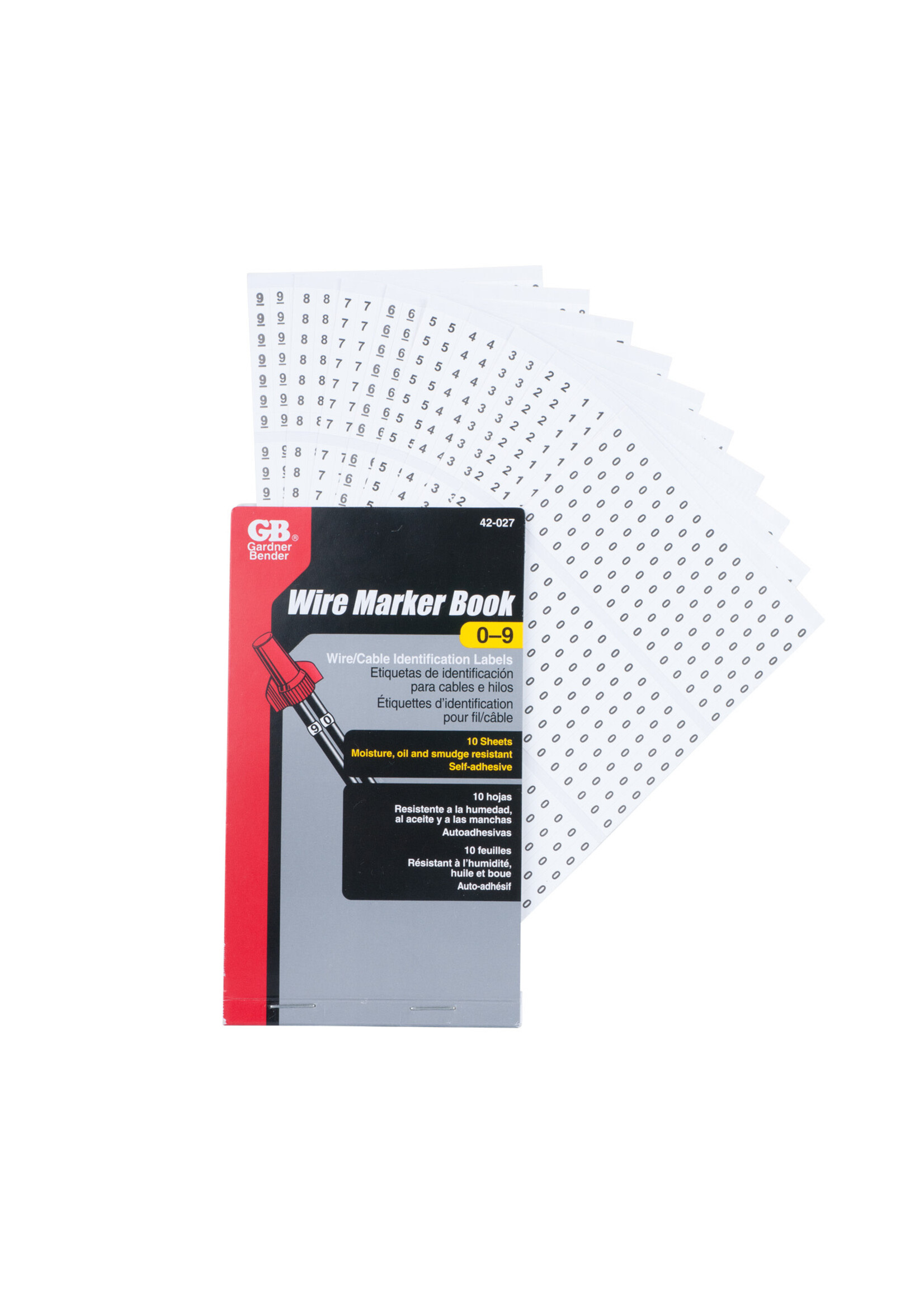 GB LIBRETA MARCAR 0-9 - GB 42-027