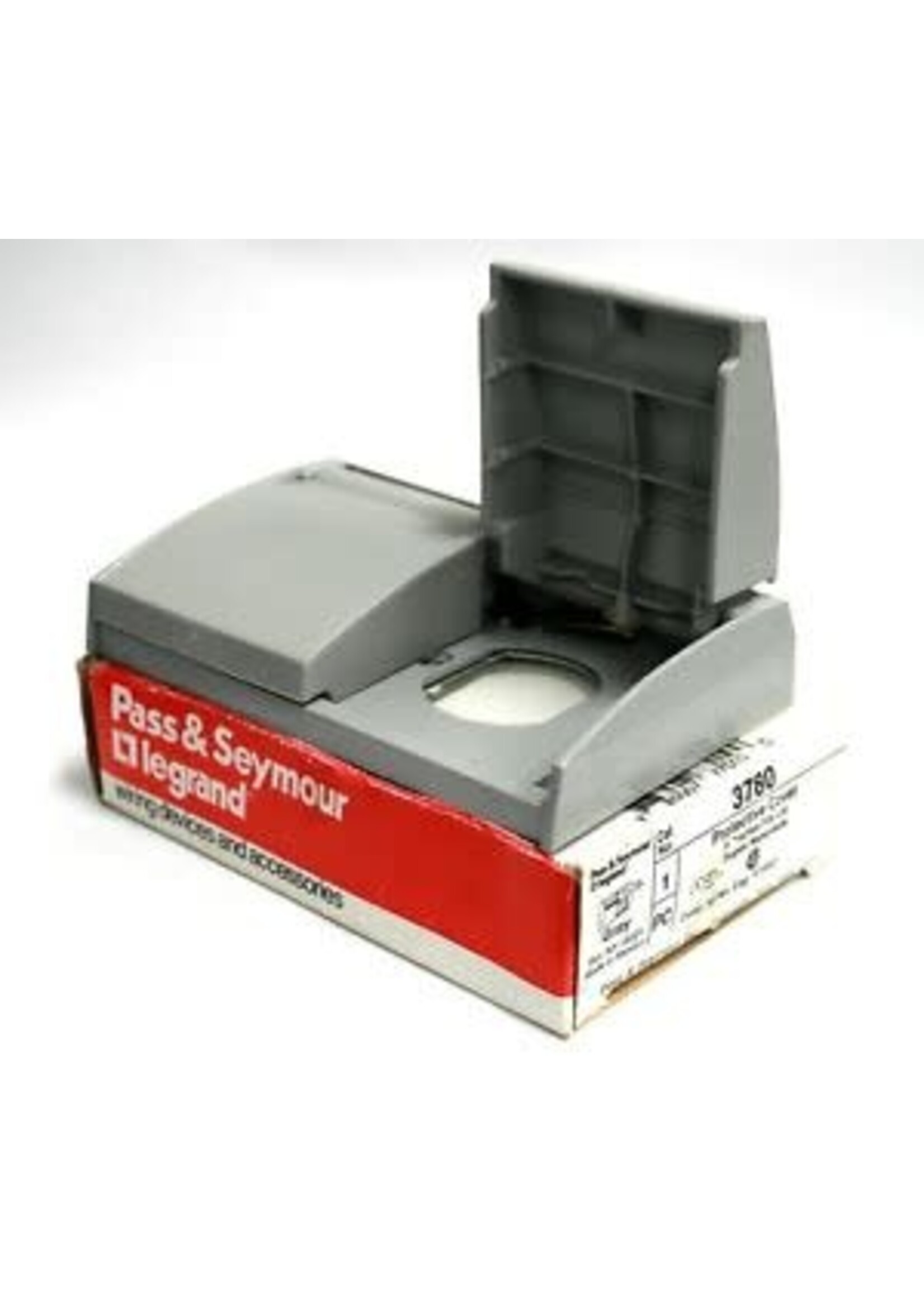 LEGRAND COVER WEATHERPROOF RECEPTACLE DOBLE GRAY (3780-SC)