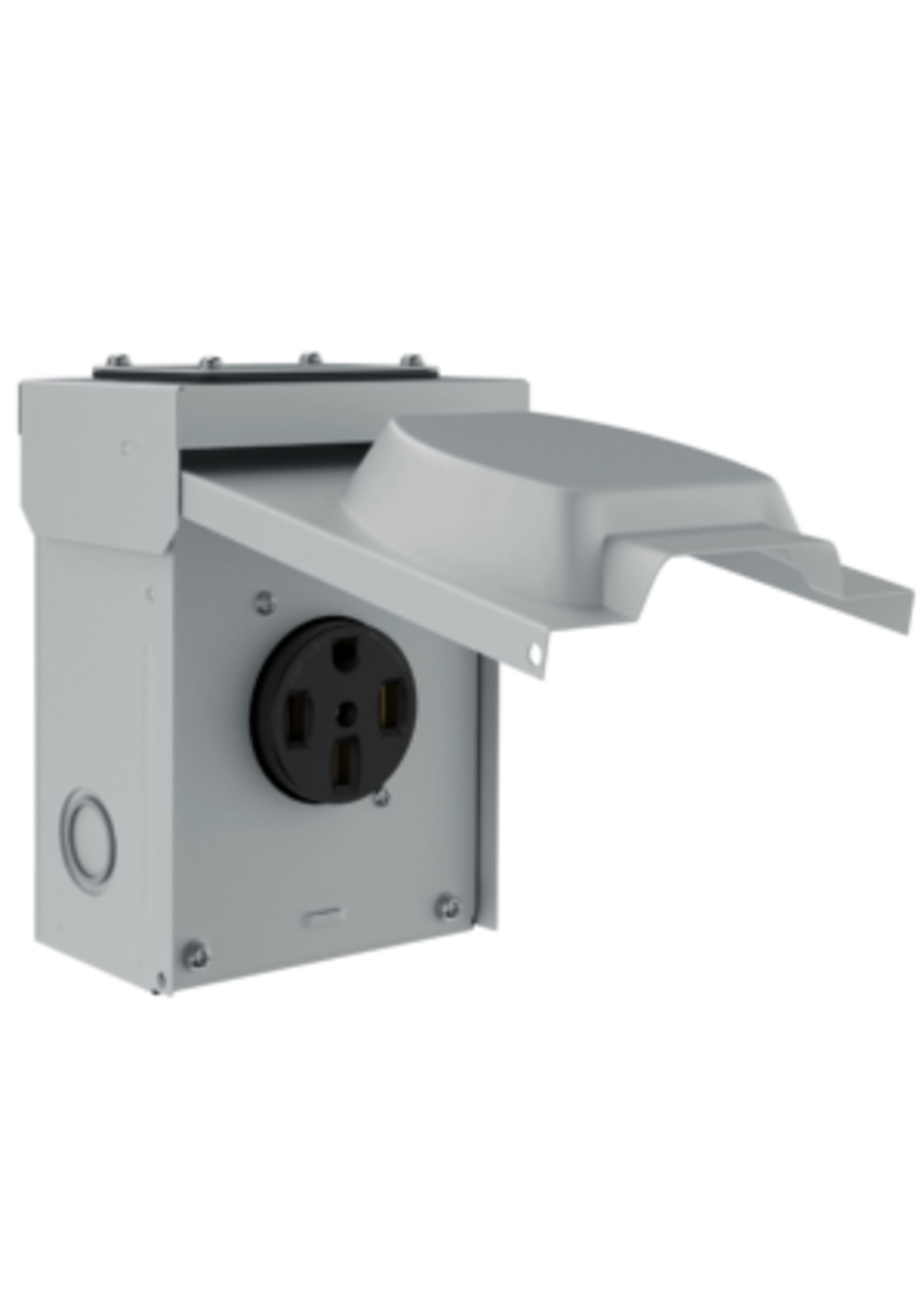 ENERLITES 50 Amp 125/250V Weatherproof Outdoor Power Outlet Receptacle Box For RV And Electric Vehicles 14-50R/    66500M