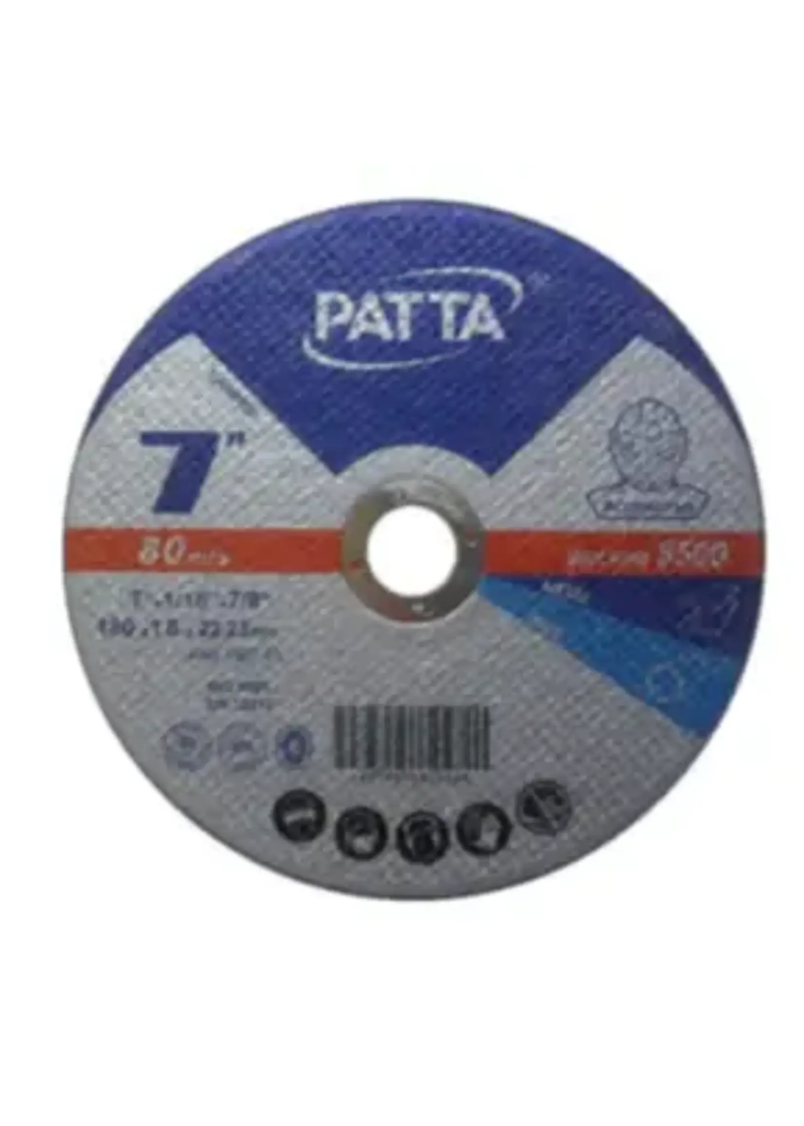 PATTA DISCO CORTAR METAL 7 X 1/16 X 7/8 FLAT /AB3