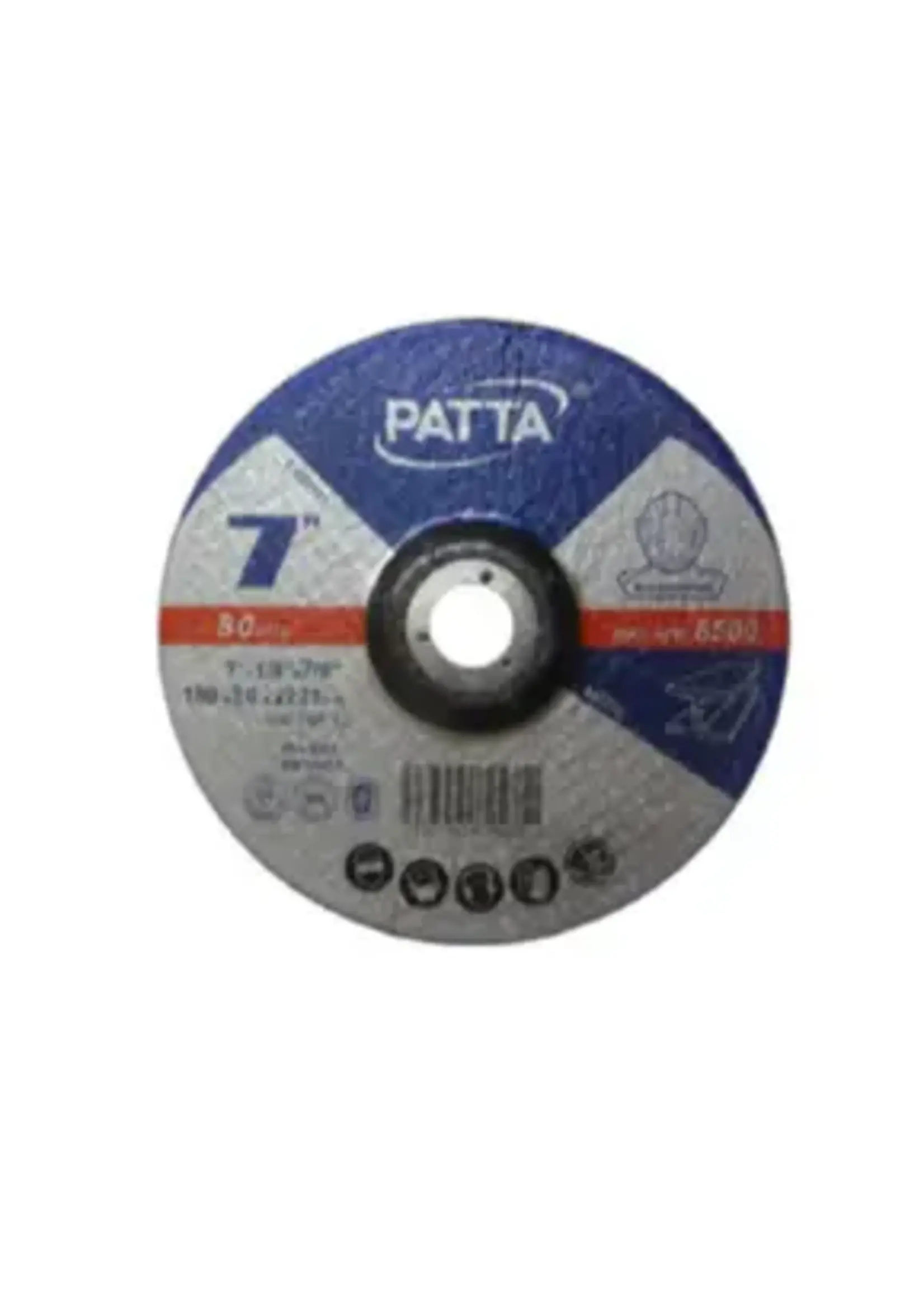 PATTA DISCO CORTAR METAL 7 X 1/8 X 7/8 DEPRESS / AB4