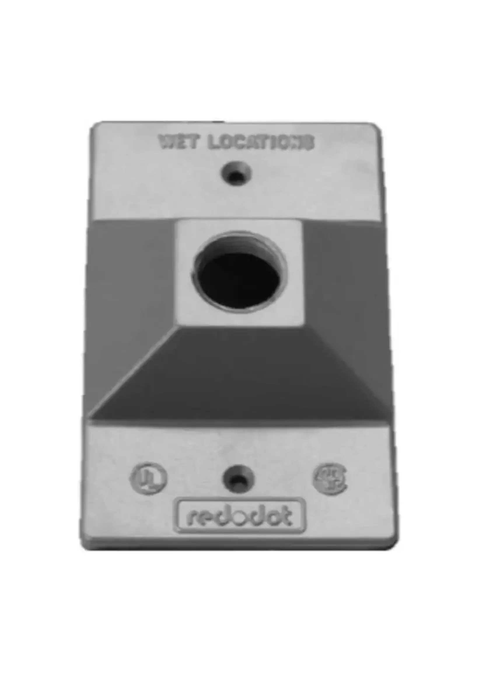 ATI TAPA WATERPROOF 2X4 GRIS 1 KO 1/2"