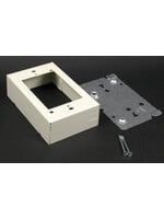 LEGRAND / WIREMOLD V5741 Wiremold 500/700 Series Switch and Receptacle Box Fitting, Ivory