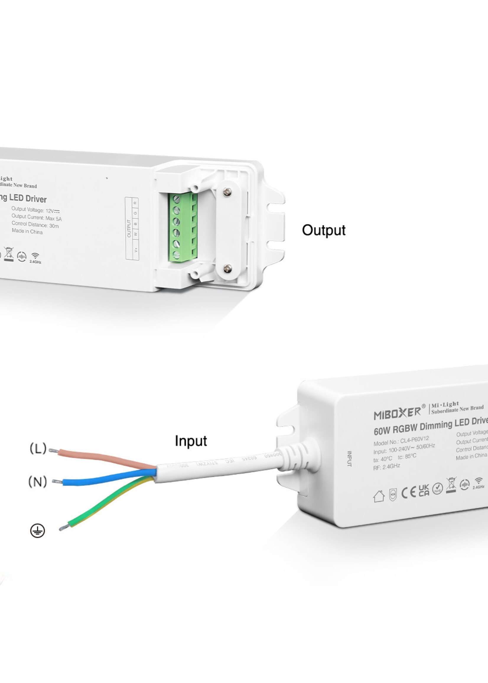 MIBOXER 60W DIMMING LED DRIVER  CL4-P60V12 (RGBW)