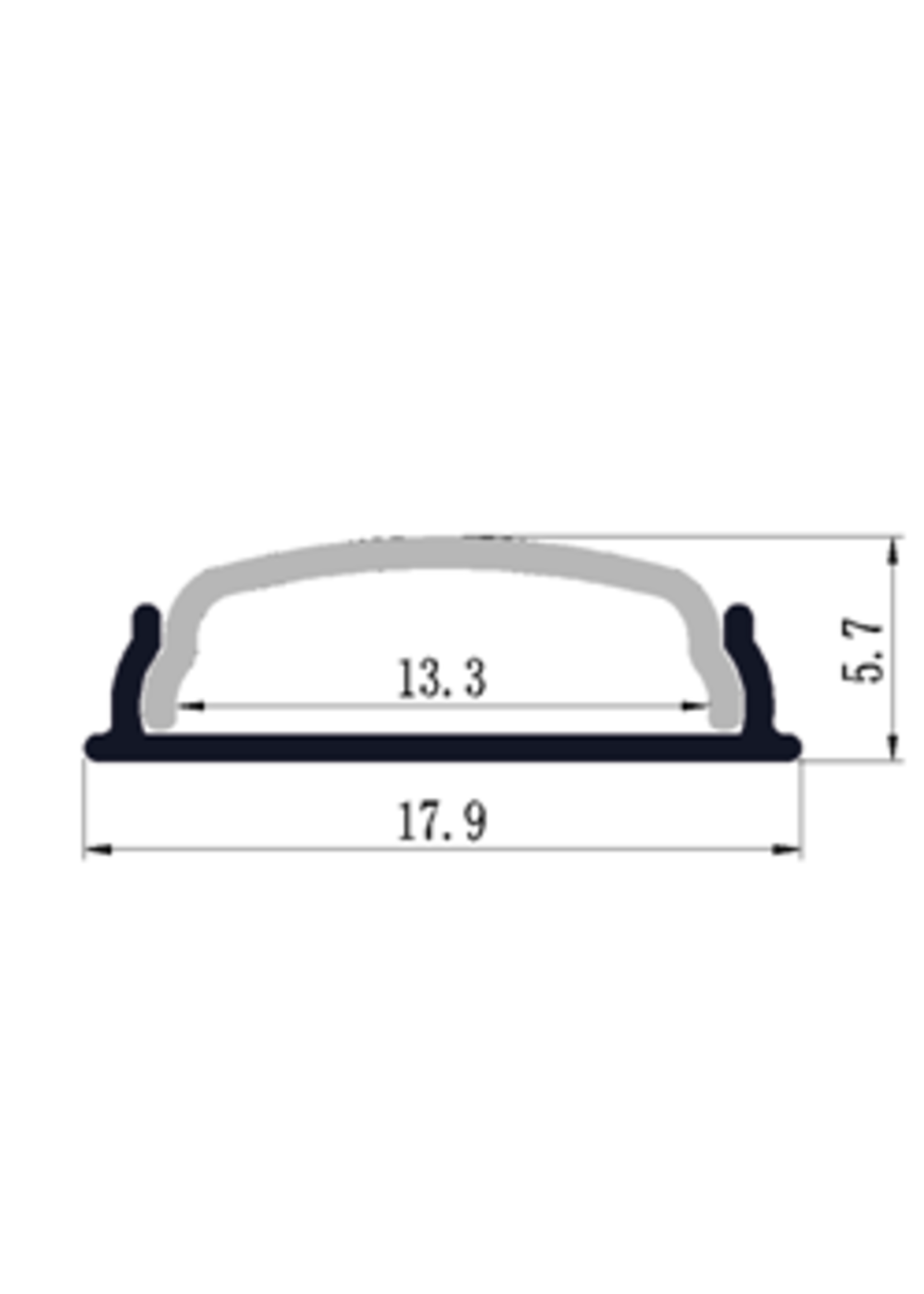 LUMBRA LBATL-1806 ALUMINUM CHANNEL