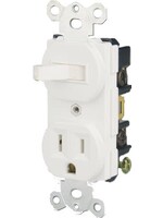 ATI SWITCH & RECEPTACULO 15AMP 125V - BLANCO