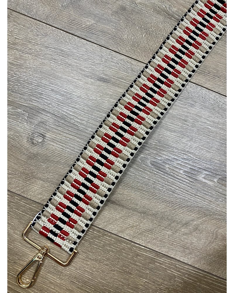 Ahdorned Embroidered Straps