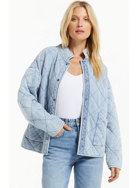 Z Supply Maya Knit Denim Jacket