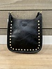 Ahdorned Mini Studded Messenger Bag