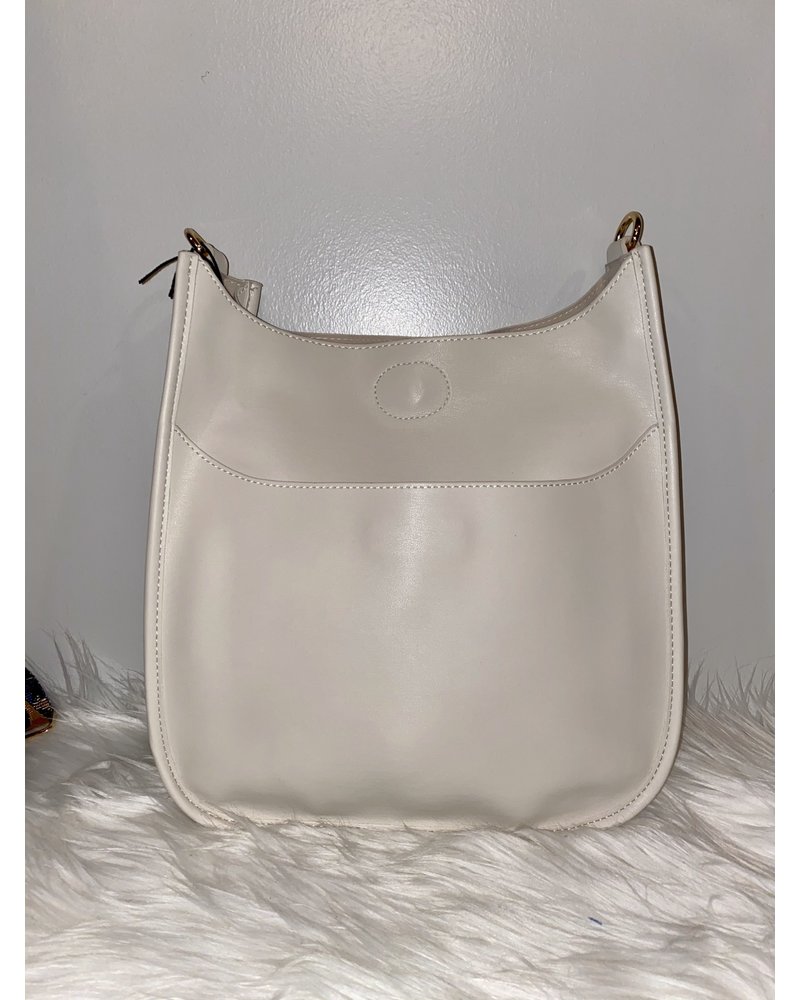Ahdorned Faux Leather Bag