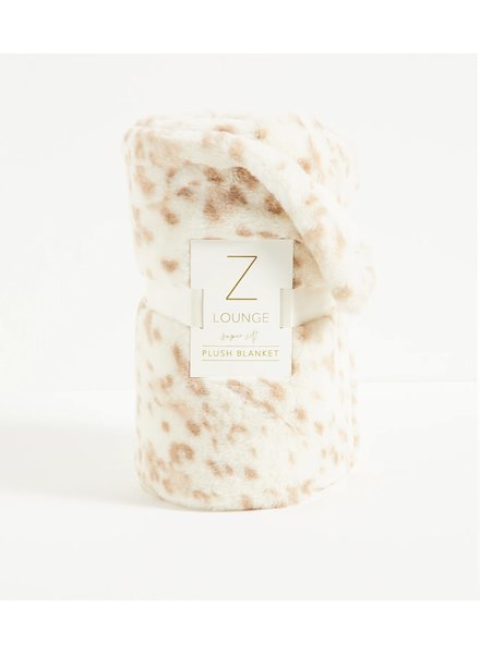 Z Supply Sunday Plush Leopard Blanket