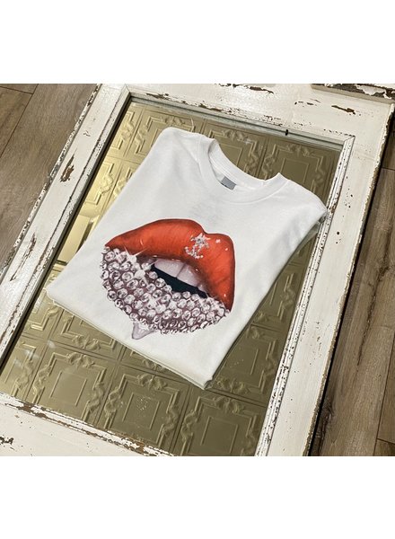 Studio4Threads CC Bling Lip Tee