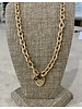 karli buxton 18" Lock Lip Necklace #1