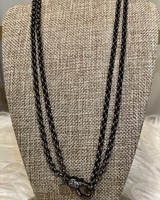 karli buxton Gun Metal Bling Clasp Chain #4