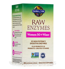 Garden of Life Garden of Life Raw Womens 50 & Wiser Enzymes 90cap