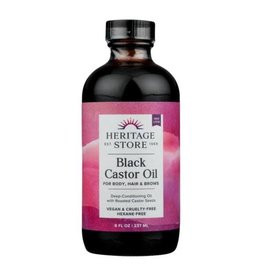 Heritage Heritage Black Castor Oil 8oz