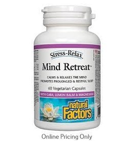 Natural Factors Natural Factors Stress Relax Mind Retreat 60vgc