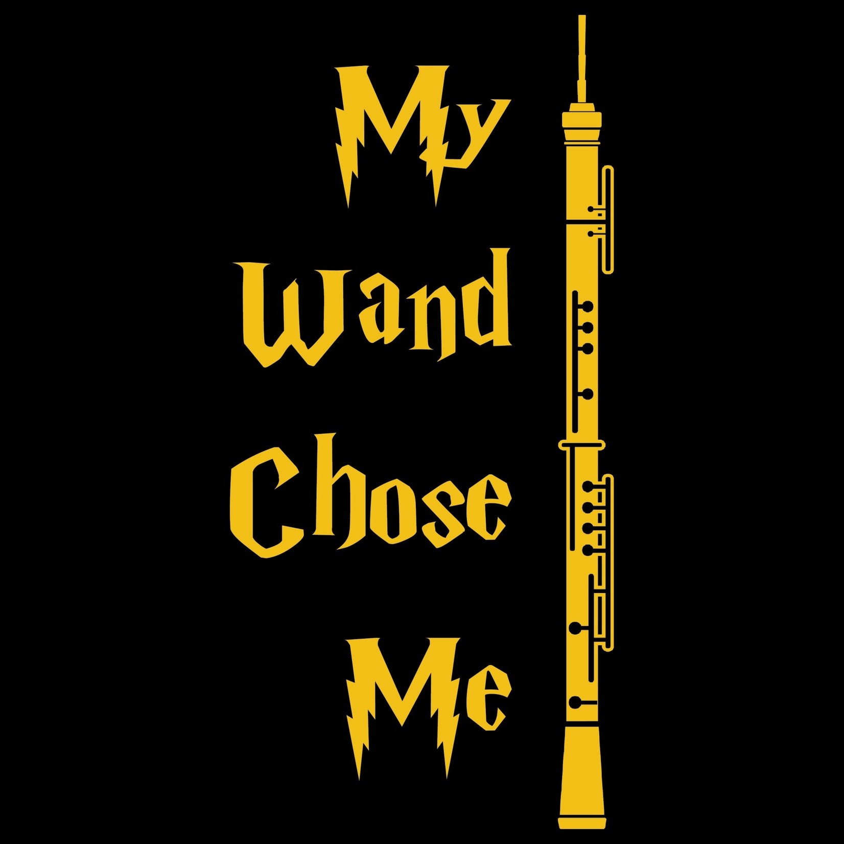 Bocal Majority My Wand Chose Me Oboe T-Shirt