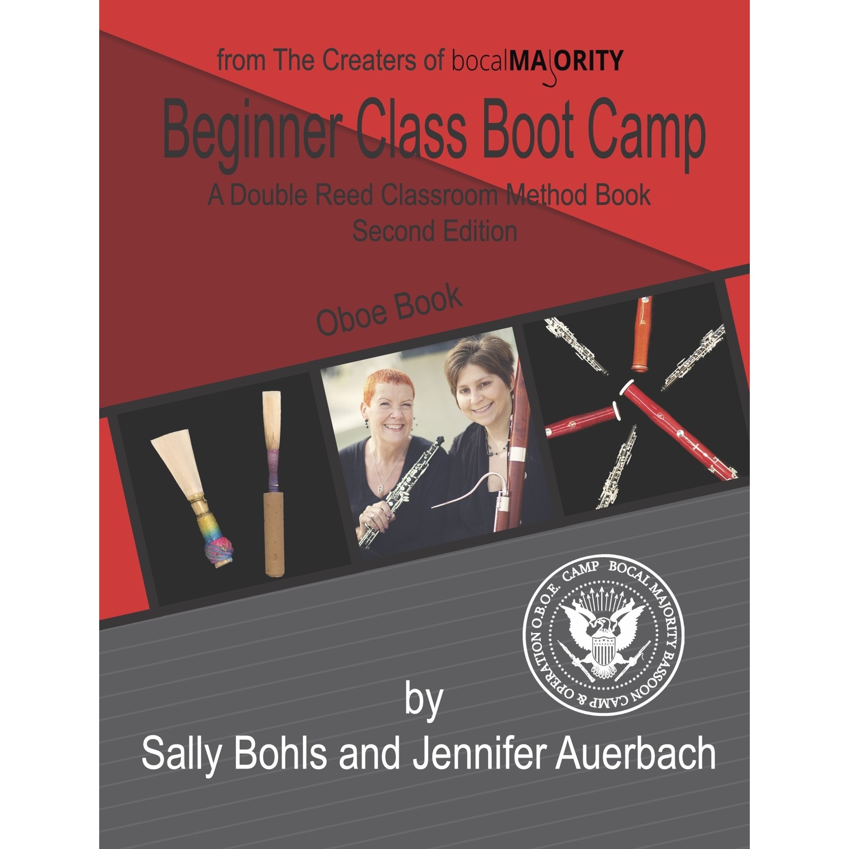 Bocal Majority Beginner Class Boot Camp Oboe Book - Spiral
