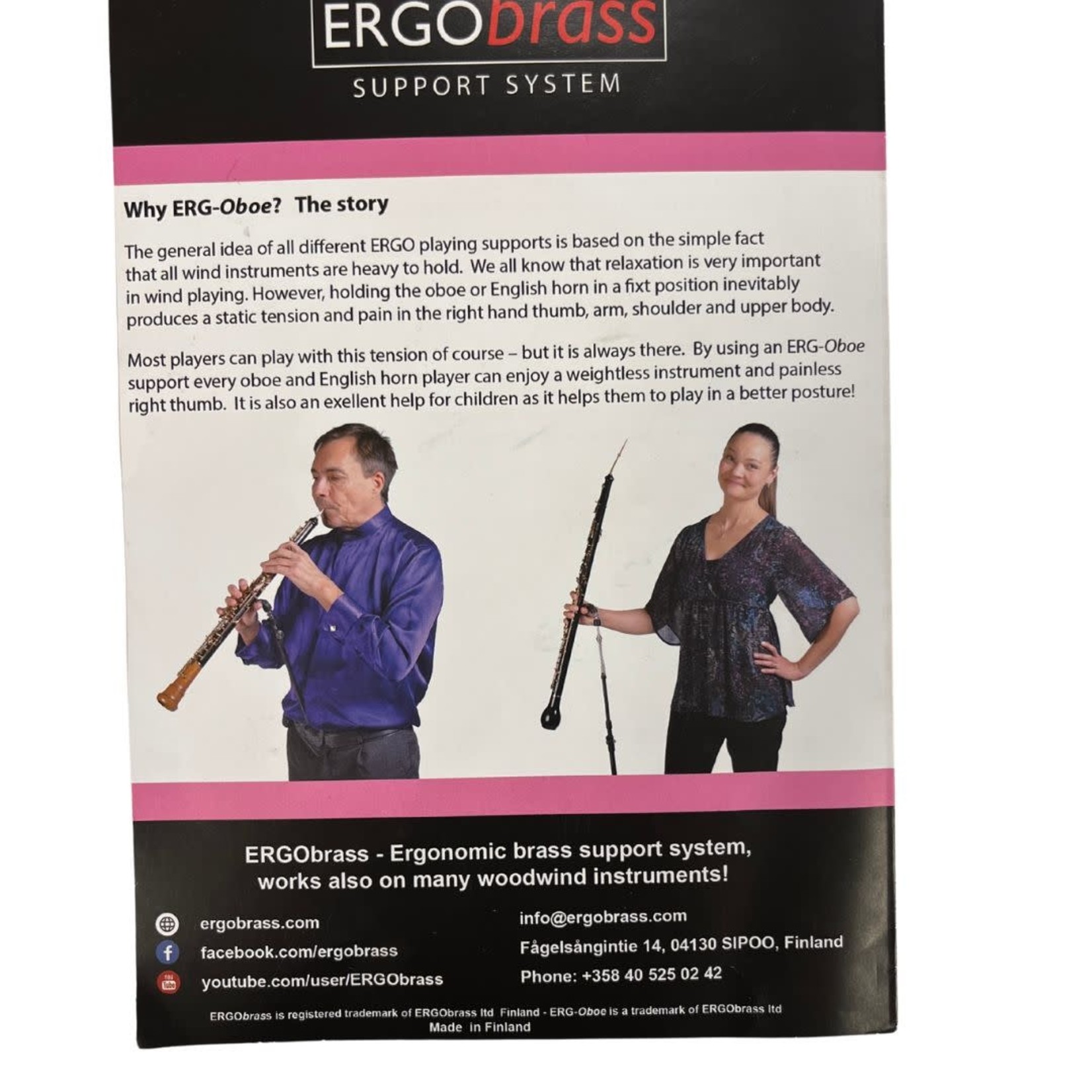 ERGObrass ERGObrass Oboe Support