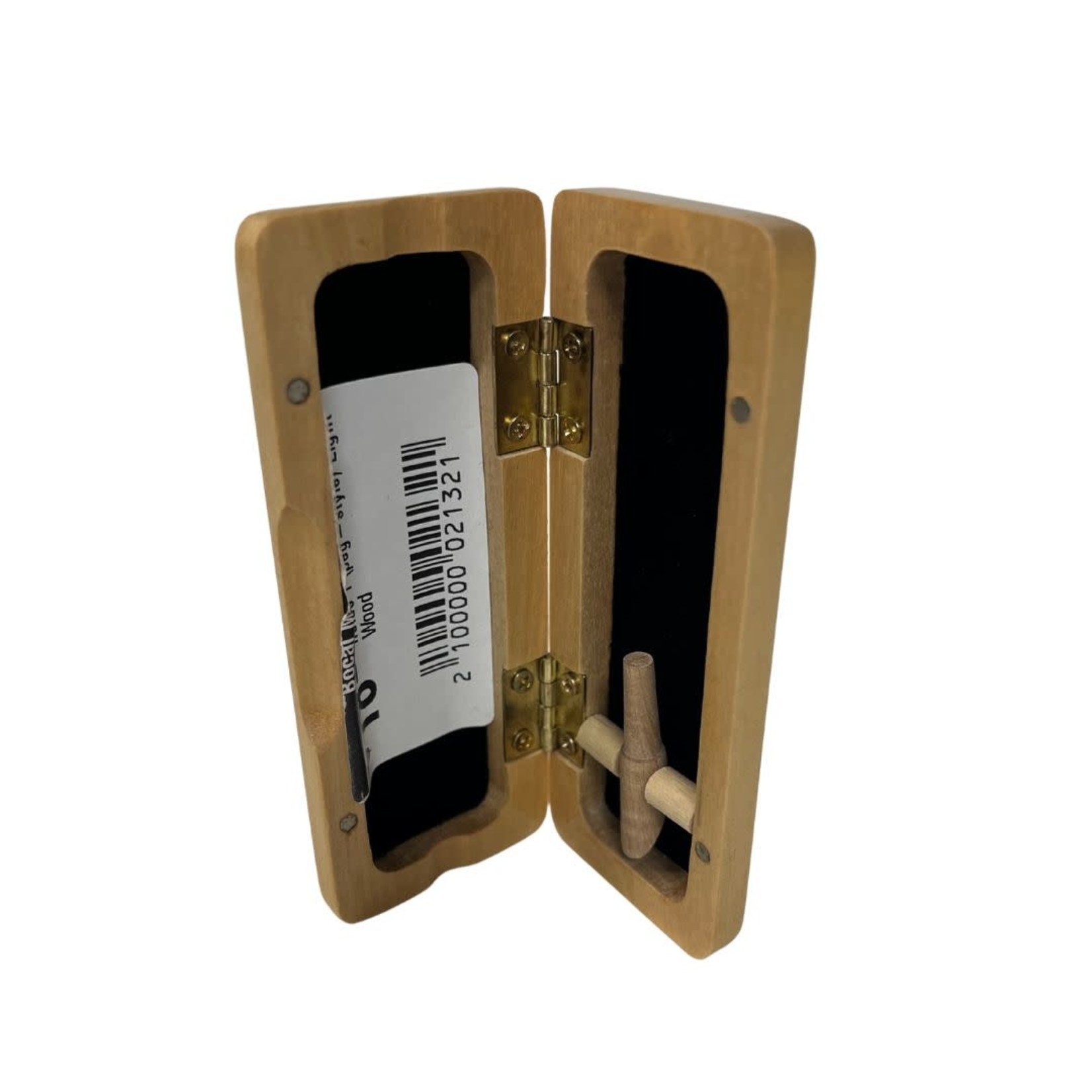 Scratch and Dent - Wood Bassoon Reed Case, holds 1 (peg-style)