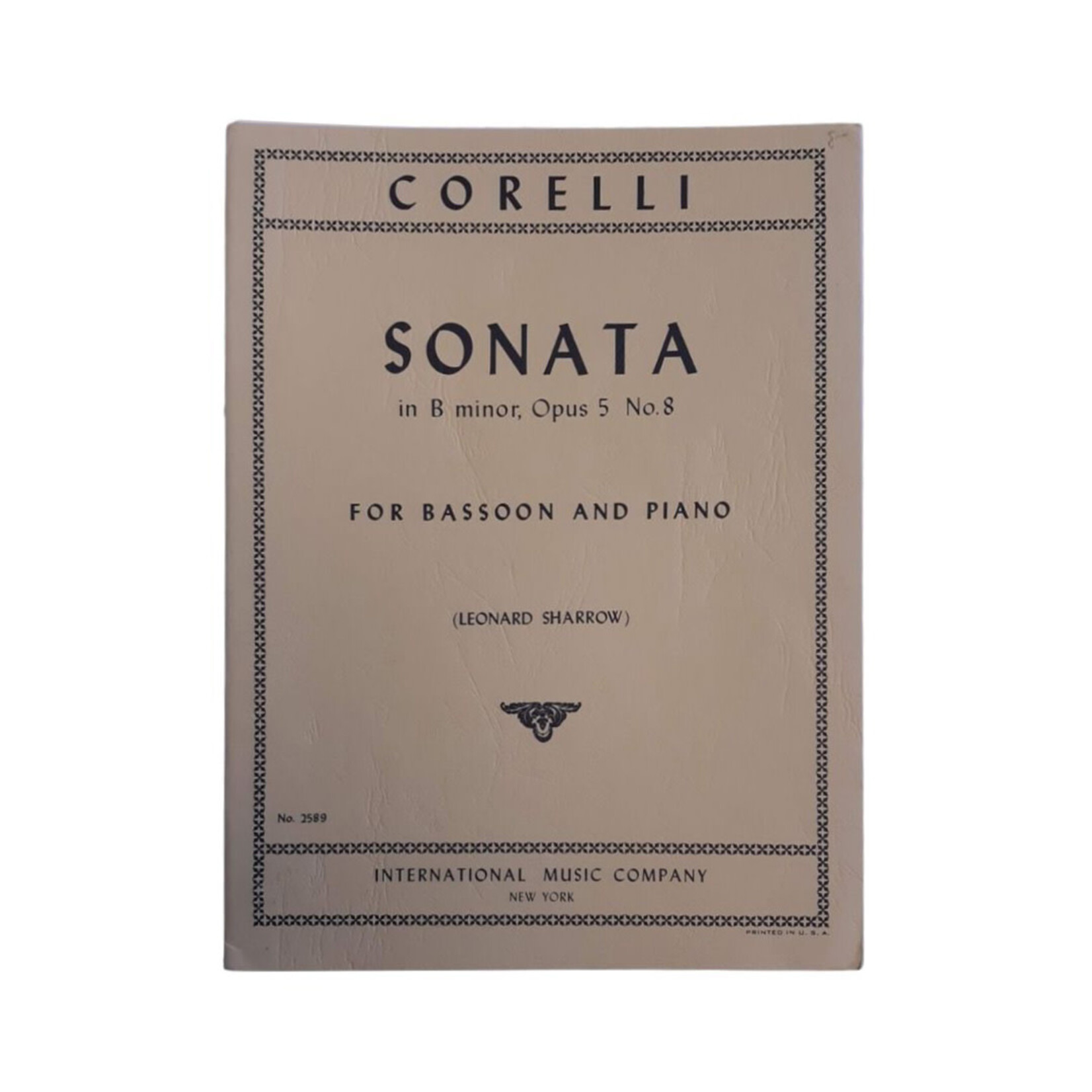 International Music Company Sonata in B minor, Op. 5 No. 8 by Corelli - International Music Company