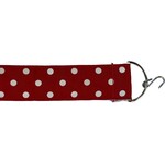 Bocal Majority Designer seat straps Red with White Dots