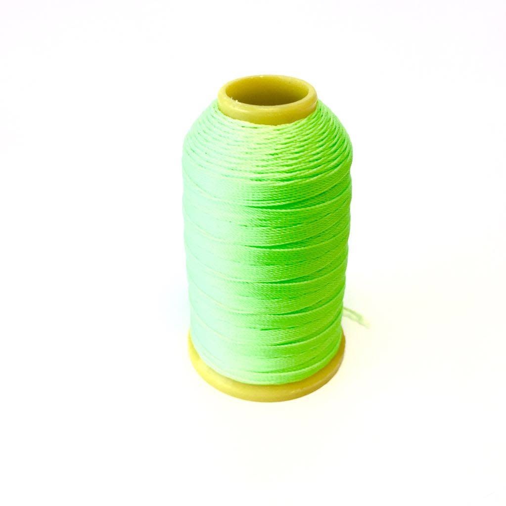 Neon Green FF nylon thread single-ended spool Rigotti